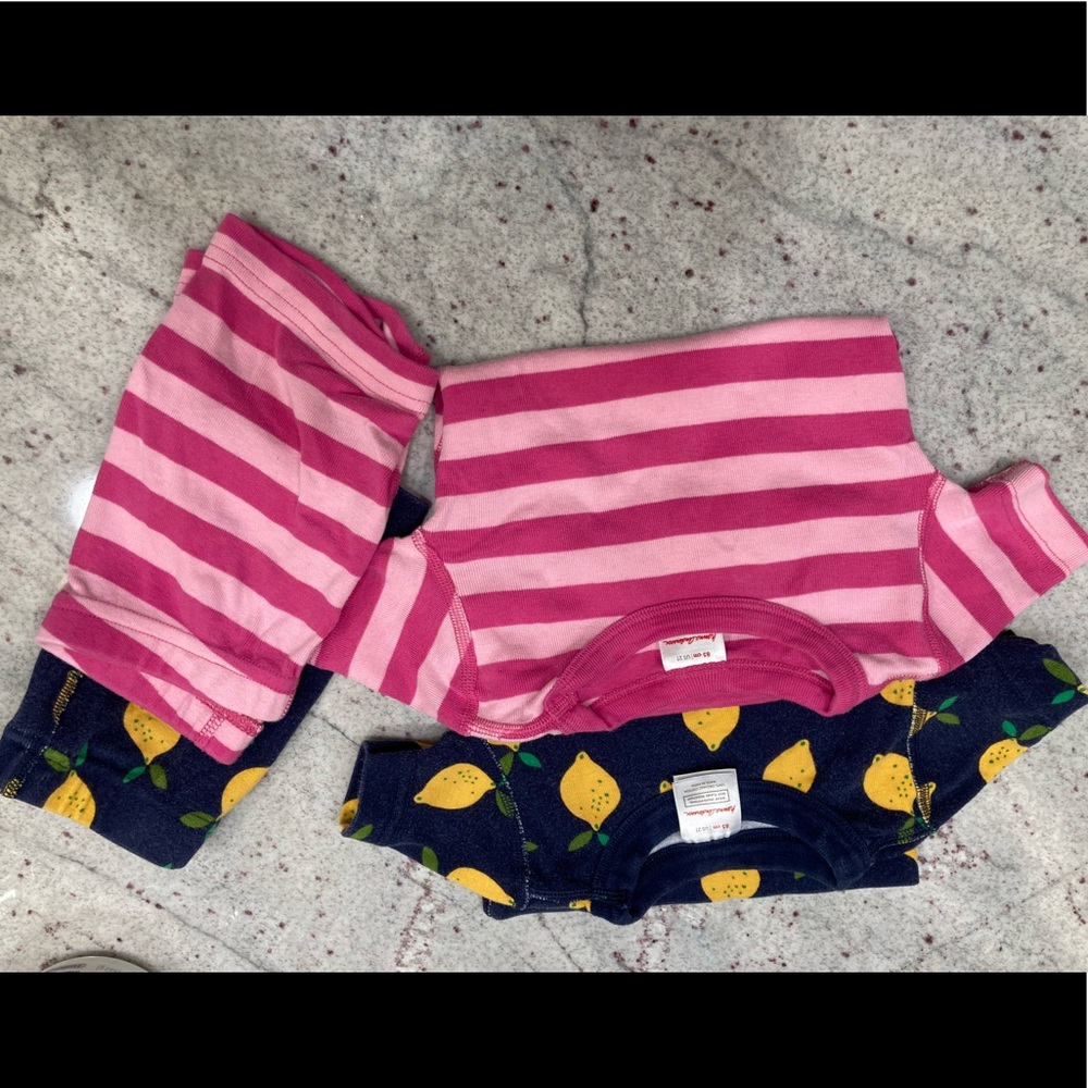 Lot of two (2) Size 2 (85) Hanna Andersson Short Johns